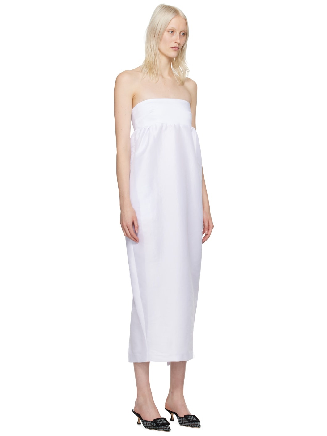SSENSE Exclusive White Rosetta Maxi Dress - 2