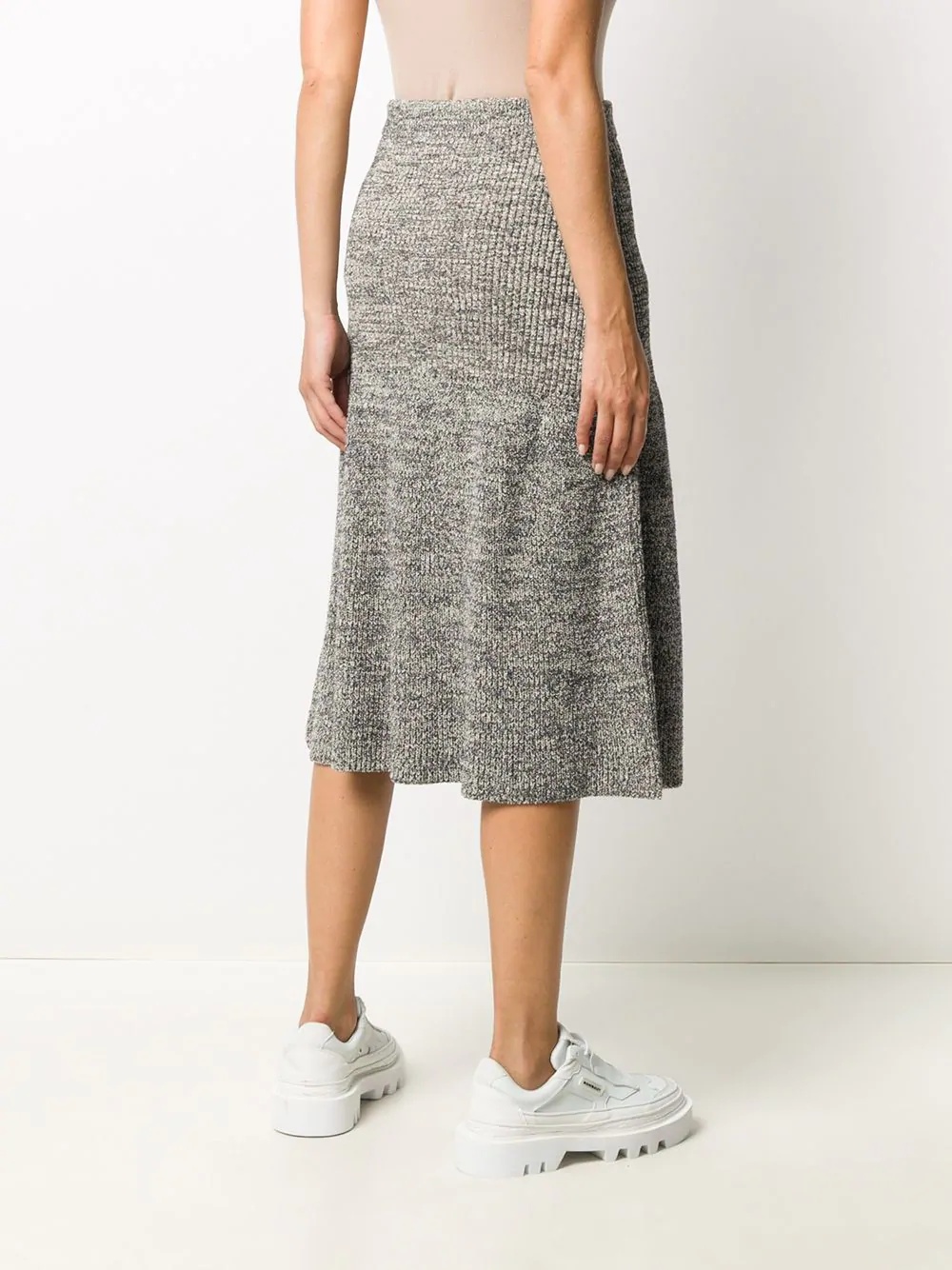 rib knit skirt - 4