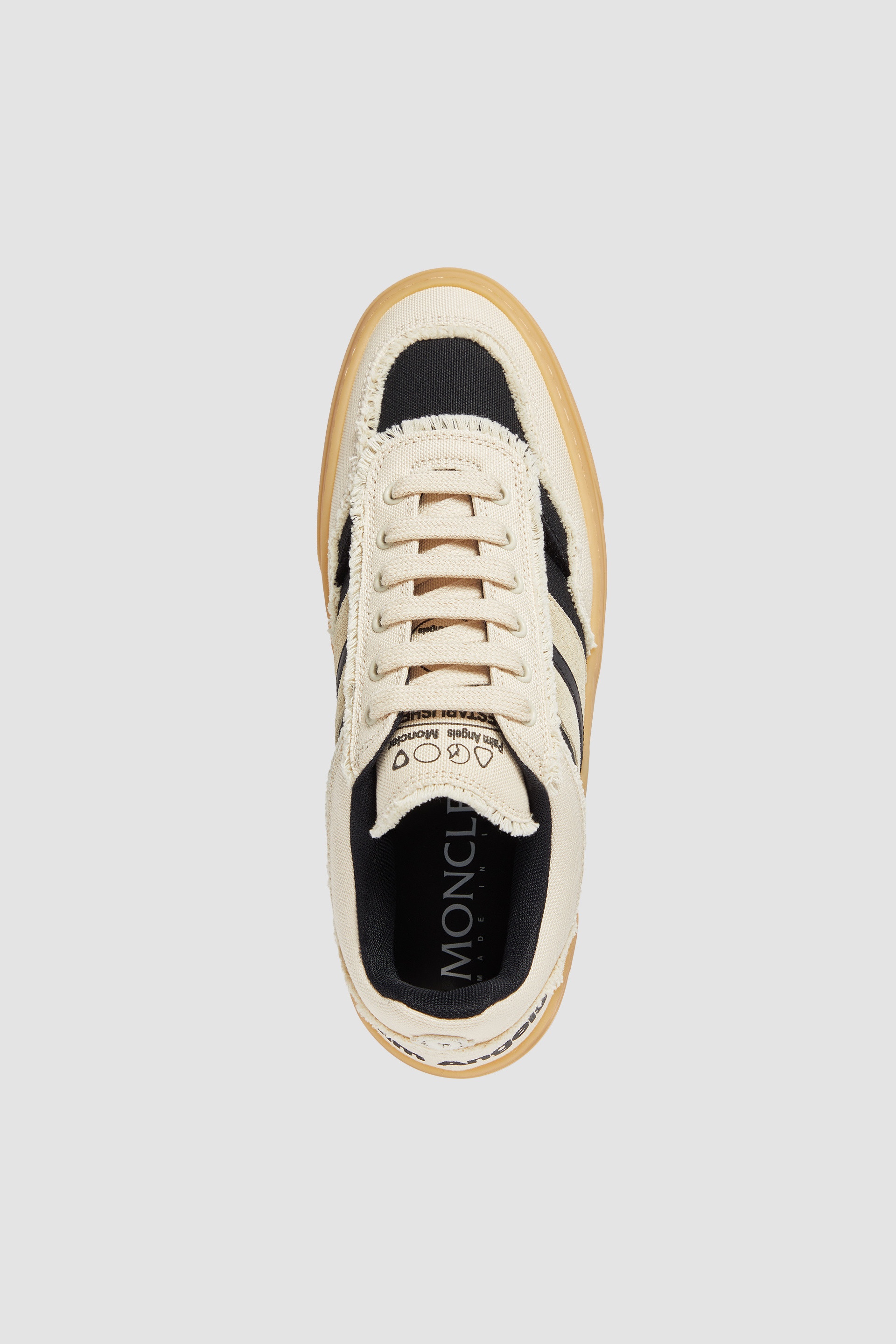 スニーカー Moncler x Palm Angels Monaco2 Canvas & Suede Sneakers palm-angels-x-moncler-monaco-