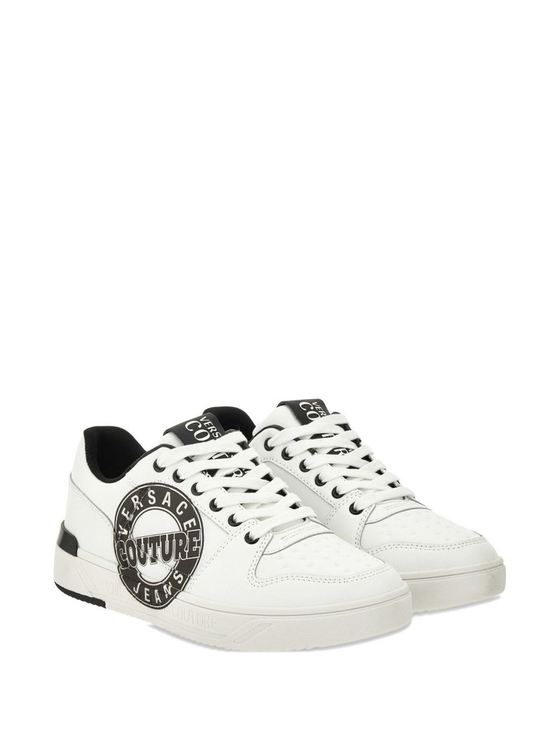 VERSACE JEANS COUTURE logo-print sneakers outlook