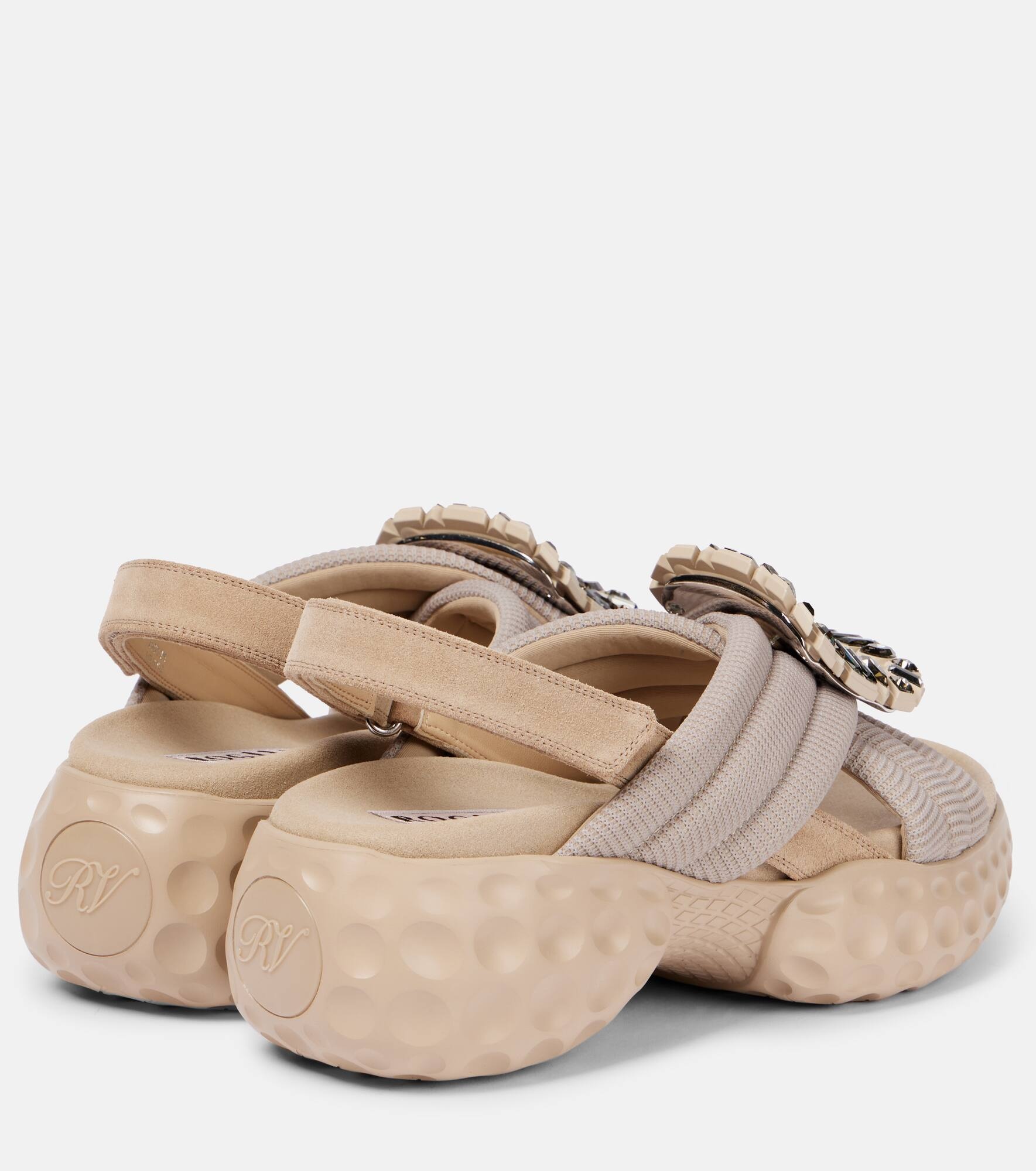 Viv' Run embellished slingback sandals - 2