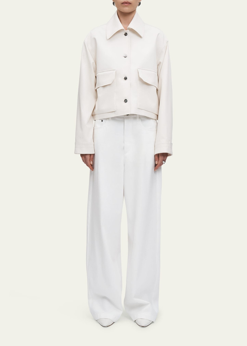 MARIA McMANUS Cropped Swing Cotton Jacket outlook