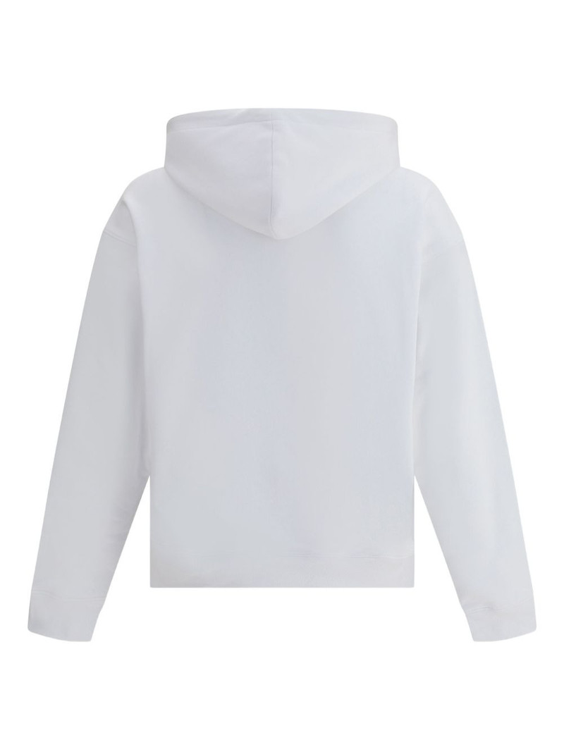 Moschino logo-print hoodie outlook