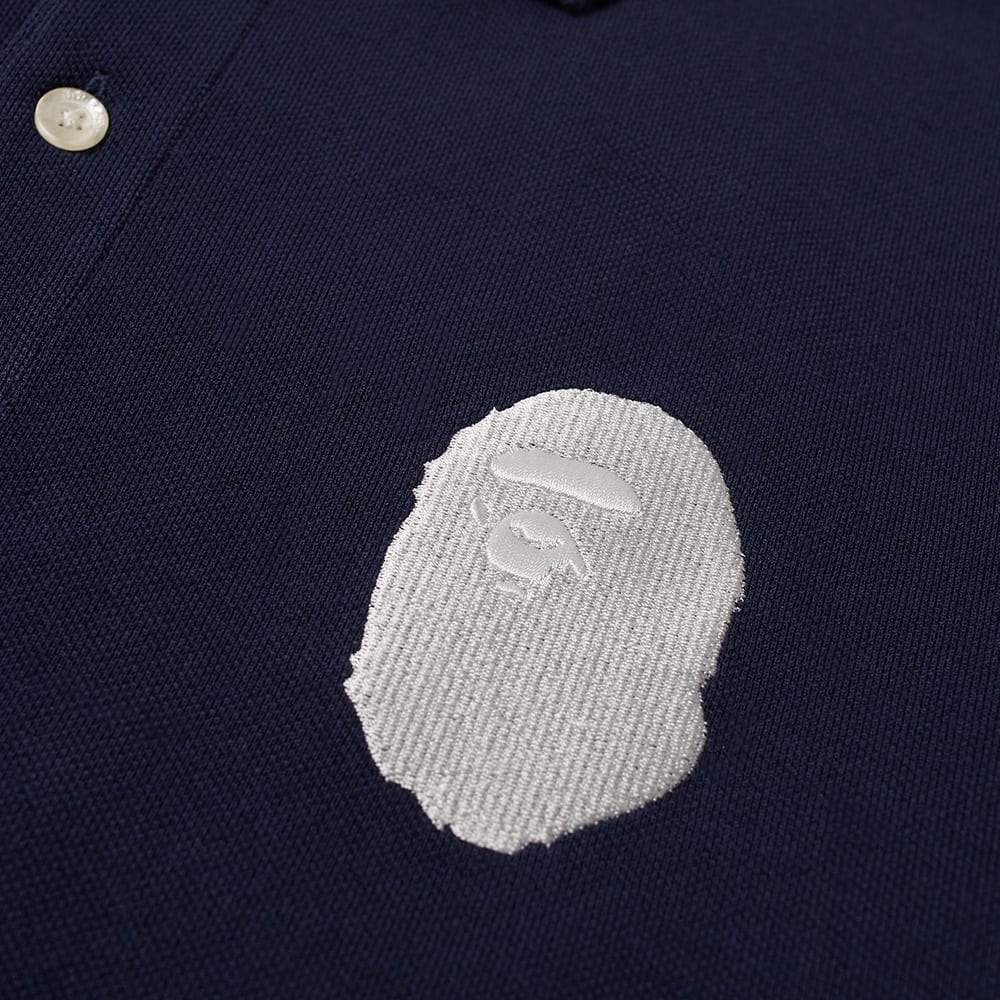 A Bathing Ape Large Ape Head Polo - 2