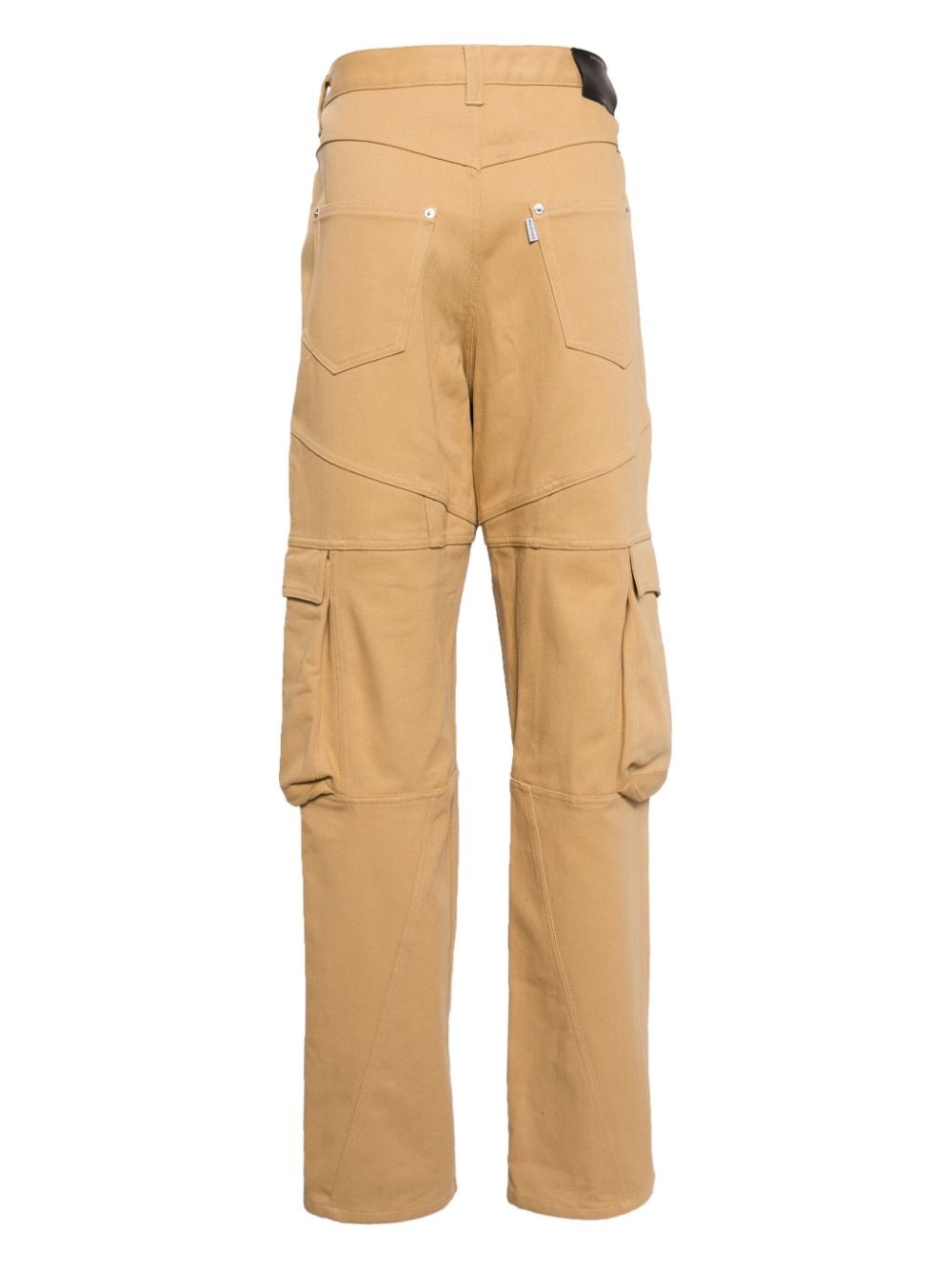 panelled cargo trousers - 2