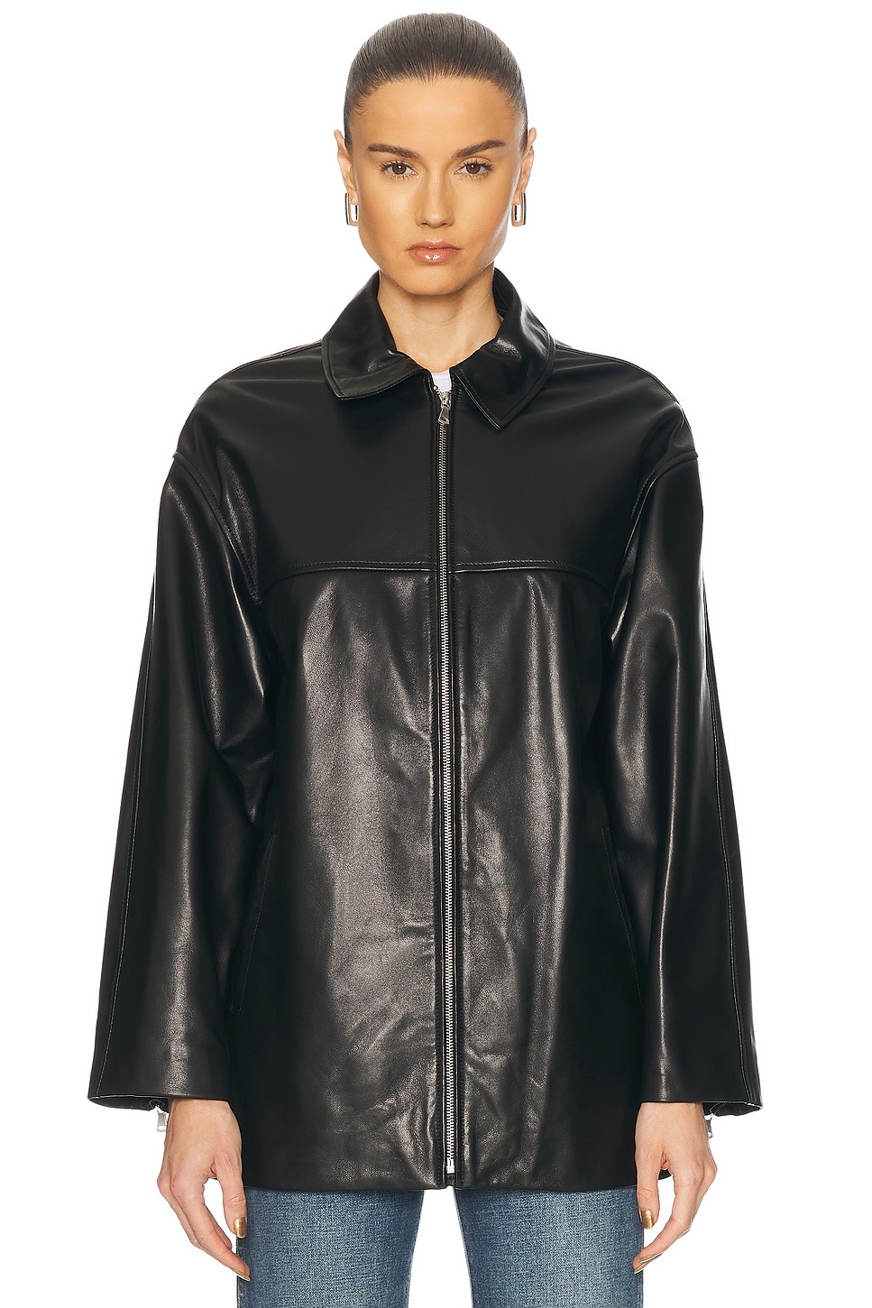 Layne Sleek Leather Jacket - 2
