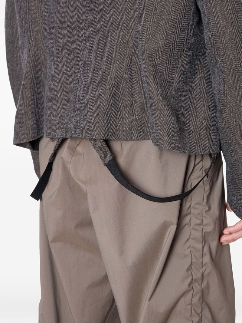 herringbone panelled jacket 5