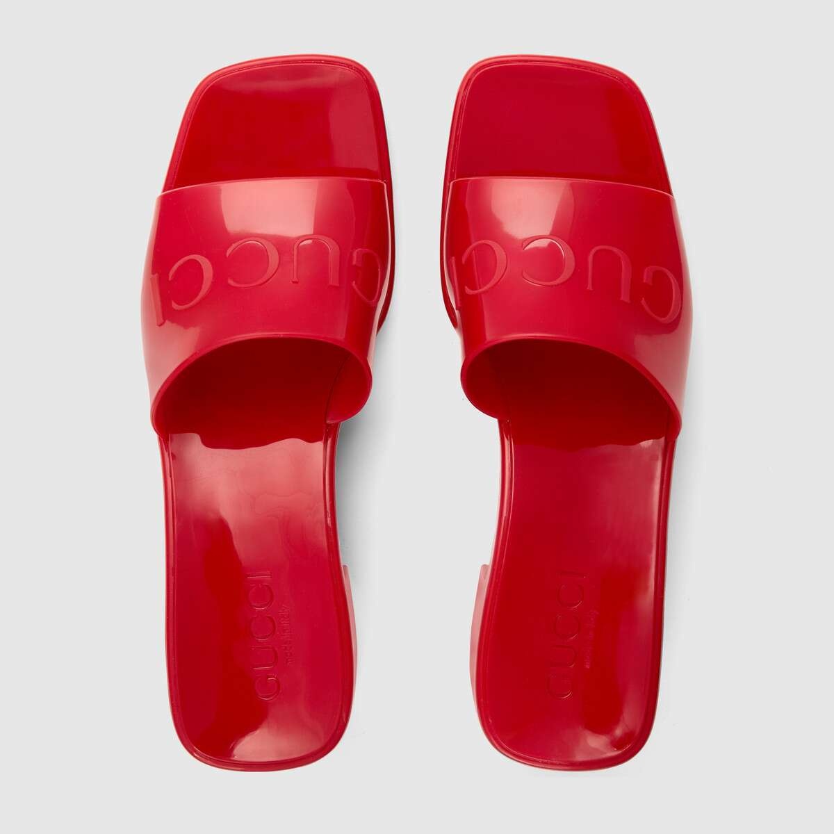 Women's slide sandal with Gucci logo - 3