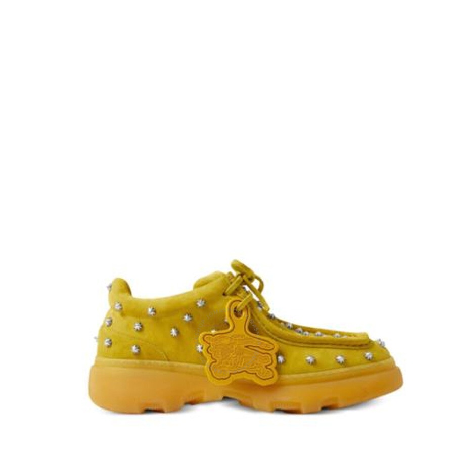 Burberry Creeper Studded Suede Boots - 1