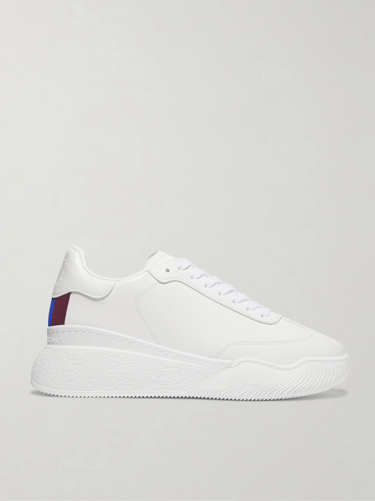 Loop Logo-embossed Vegetarian Leather Sneakers - 1