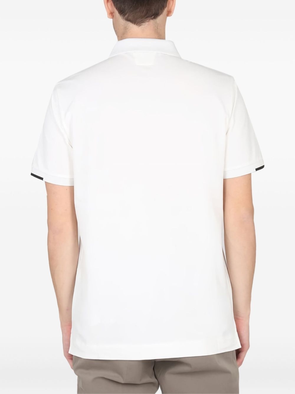 contrast-trim polo shirt - 3