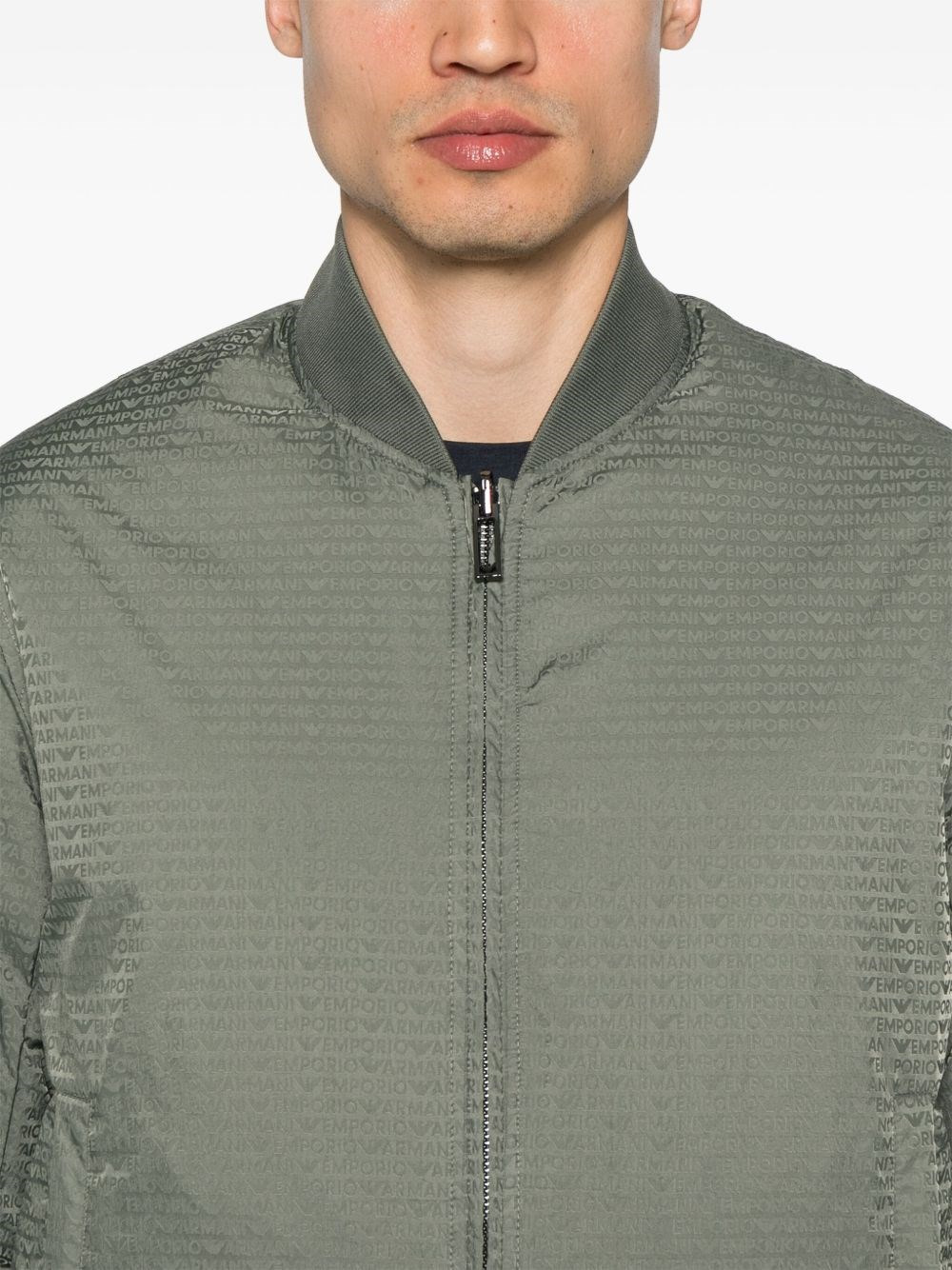 Jacquard nylon bomber jacket - 2
