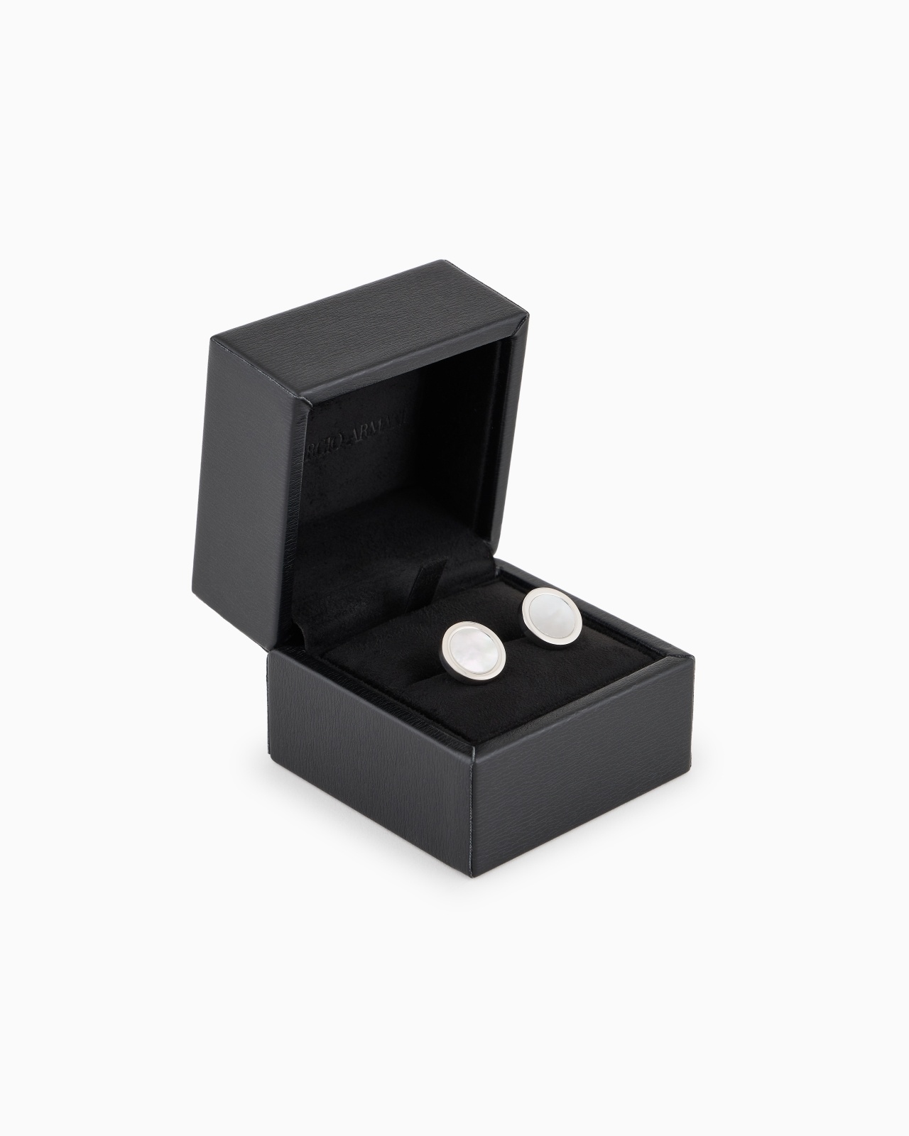 MOTHER-OF-PEARL AND STERLING SILVER CUFFLINKS - 3