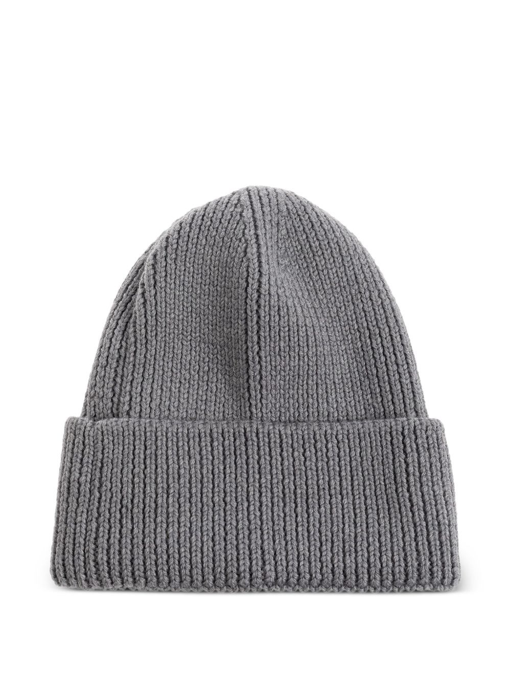 barcode-patch beanie hat - 2