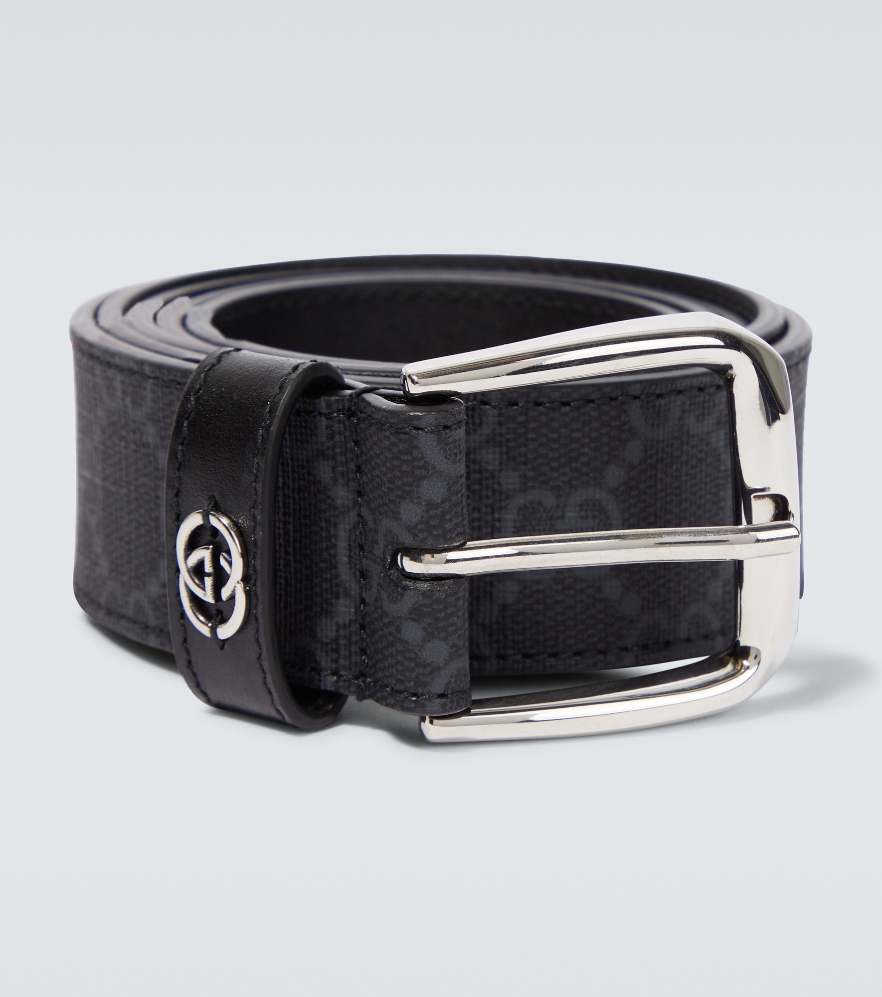 GG leather belt - 1