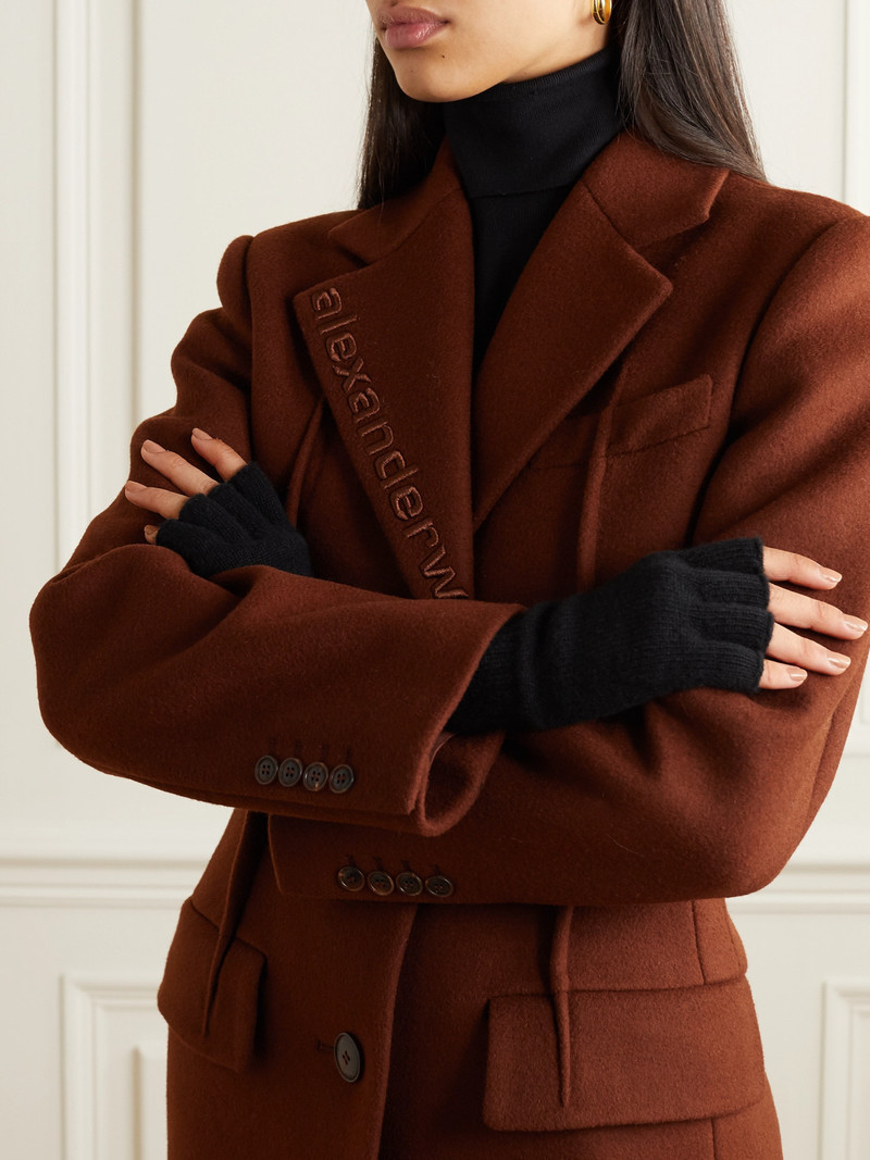 Johnstons of Elgin + Net Sustain Cashmere Fingerless Gloves outlook