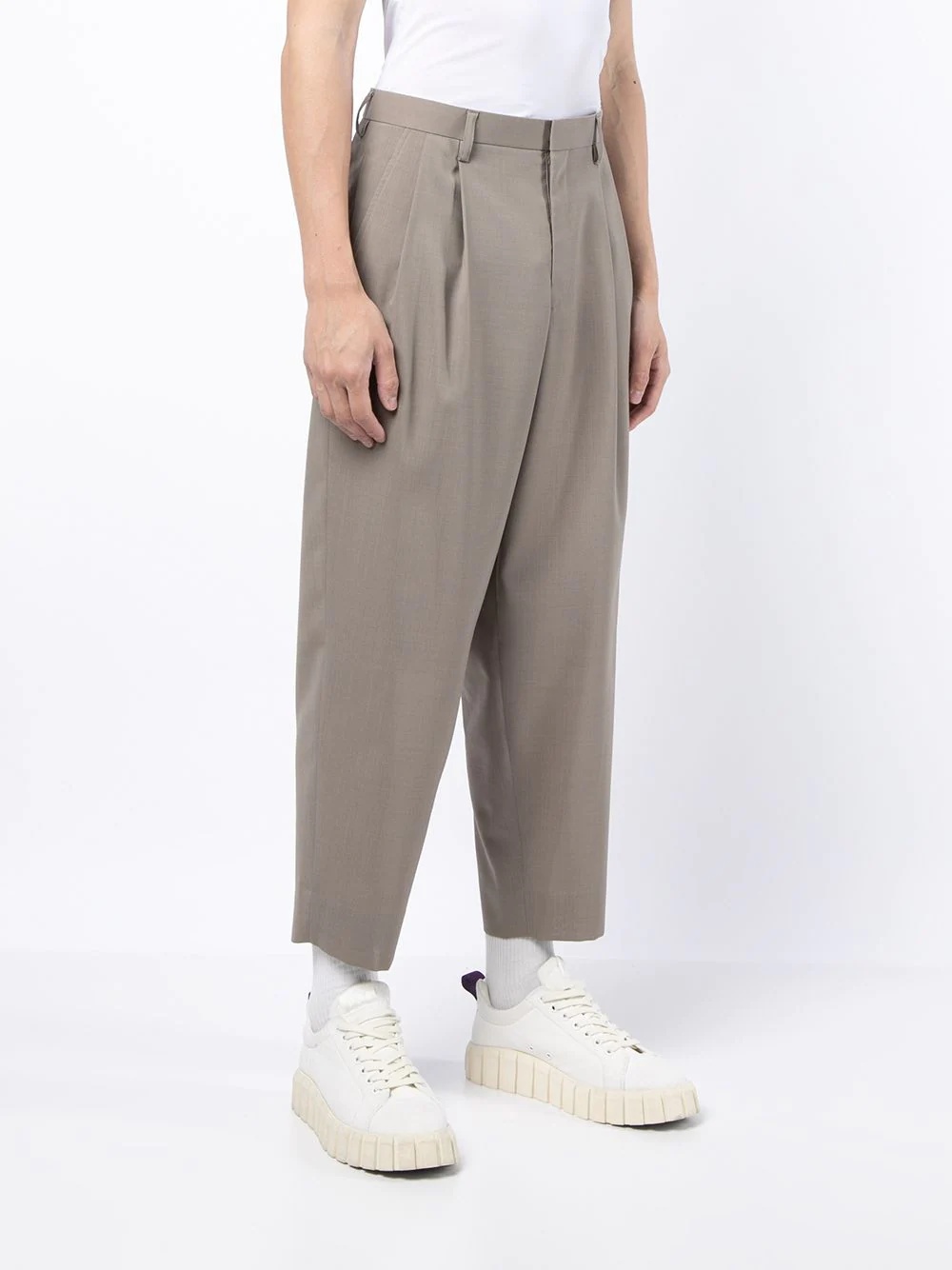 cropped tailored trousers - 3