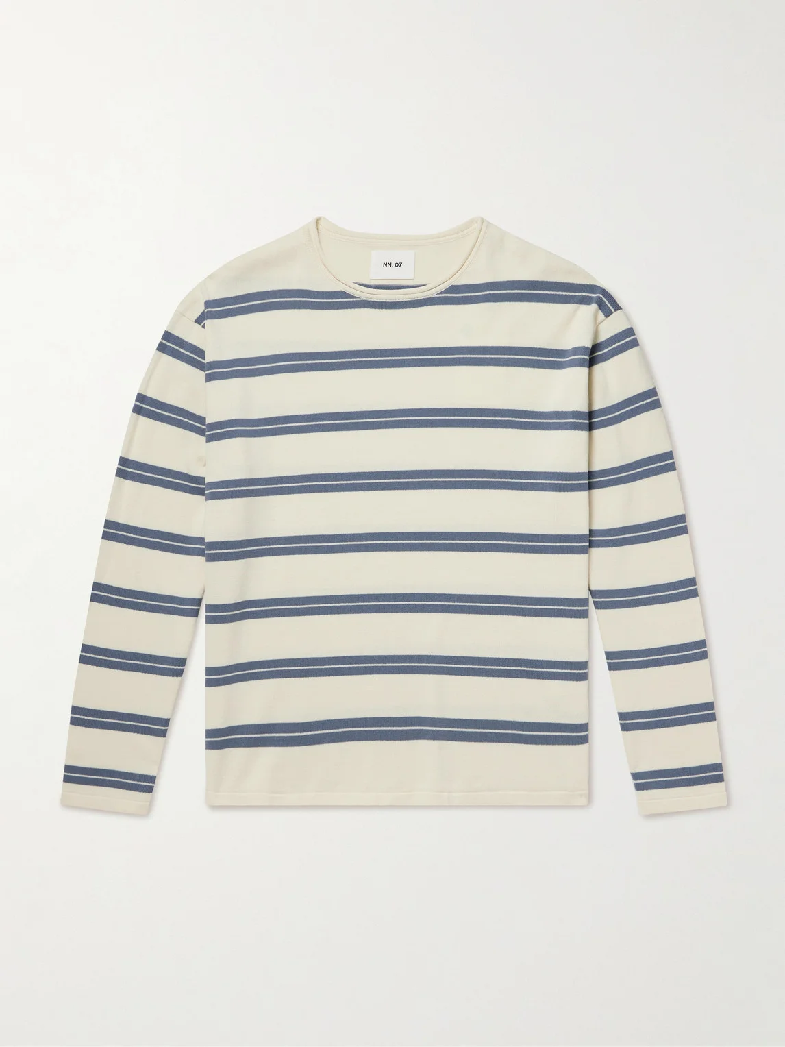 Sailor Crew 60019 Striped Organic Cotton-Jersey Sweater - 1