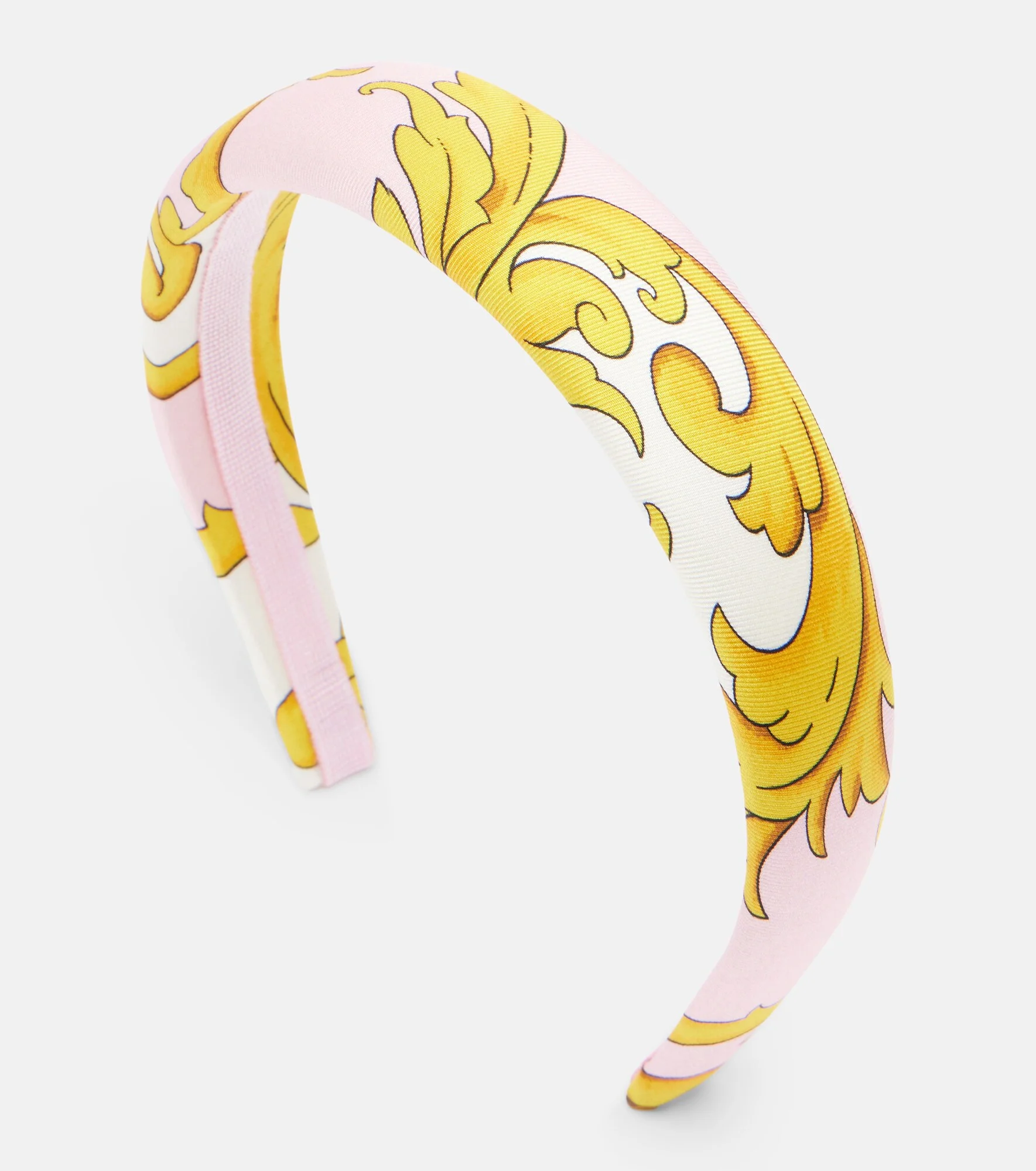 Printed silk headband - 1