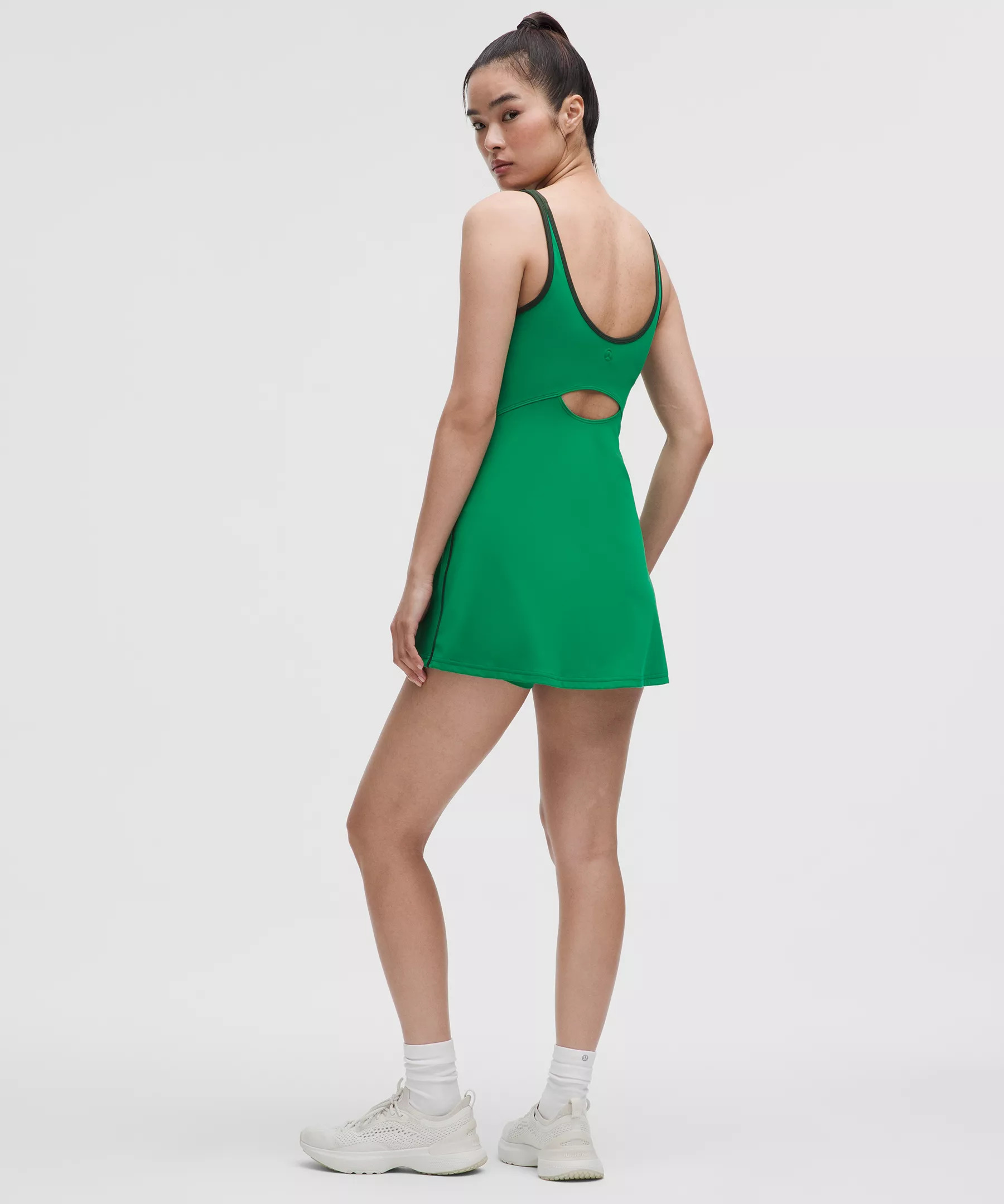 Scoop-Neck Cutout Tennis Dress - 3