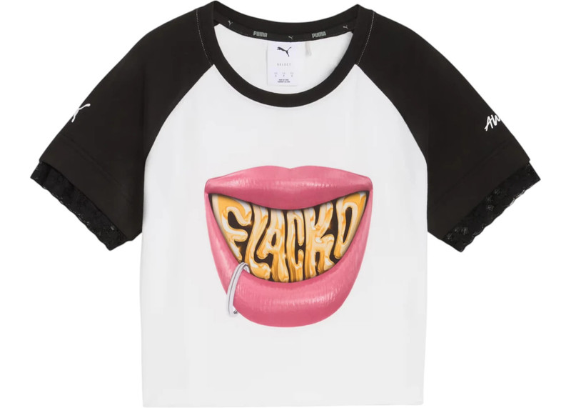 Puma x A$AP ROCKY Woflacko Smile Baby Tee White 1