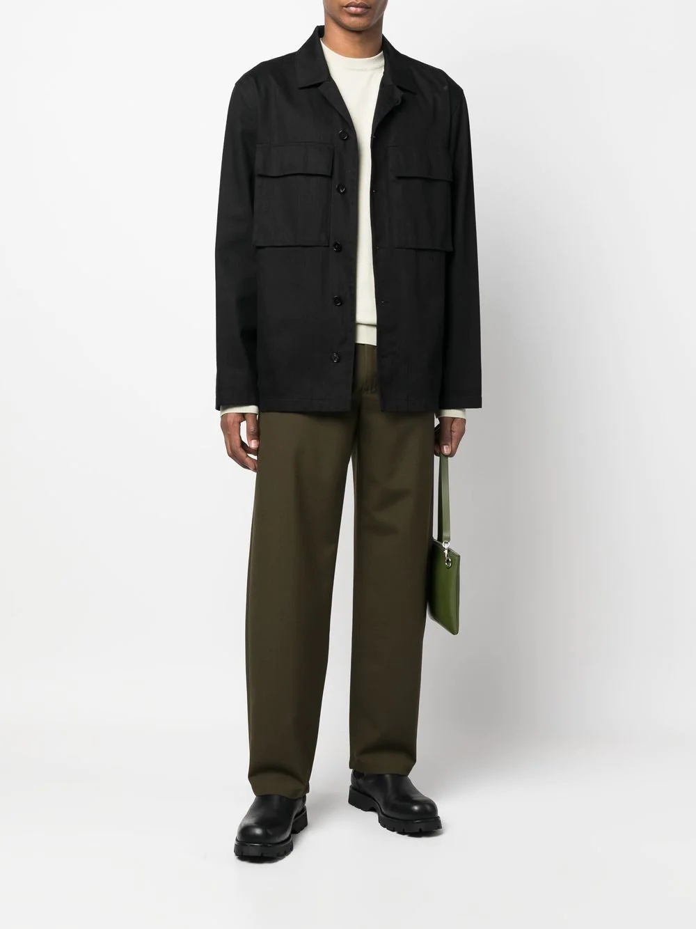 crew-neck merino wool jumper - 2