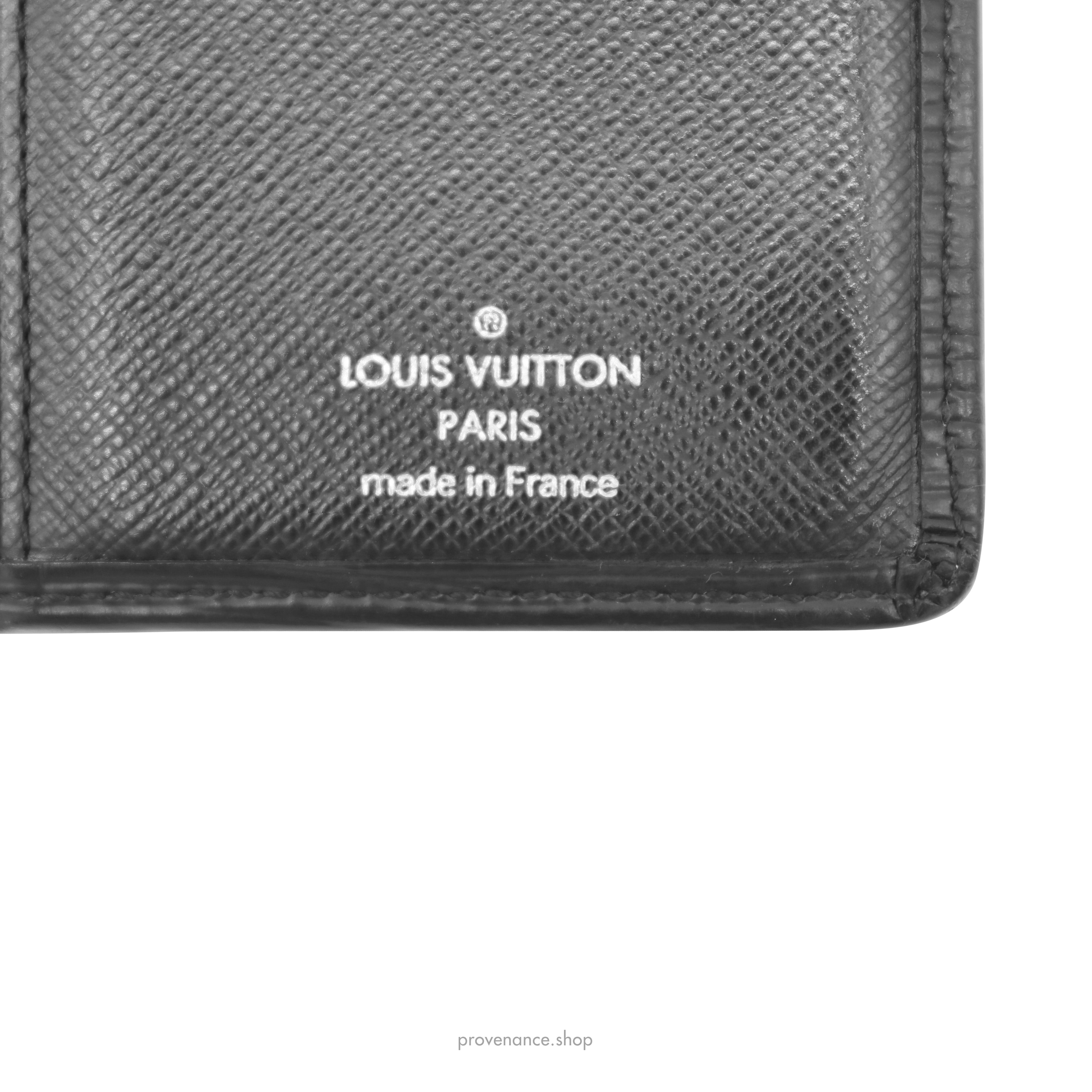 Louis Vuitton Brazza Long Wallet - Black Epi Leather - 8