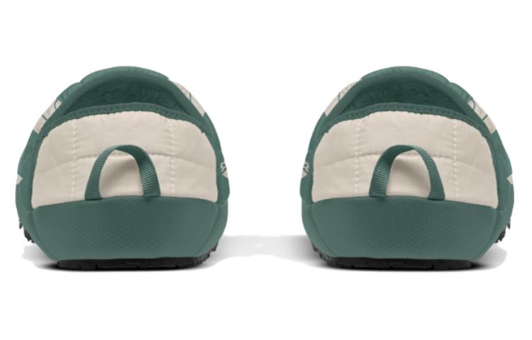 (WMNS) THE NORTH FACE Thermoball Traction Mule V 'Dark Sage Next Gen Logo Print Gardenia White' A3V1 - 4