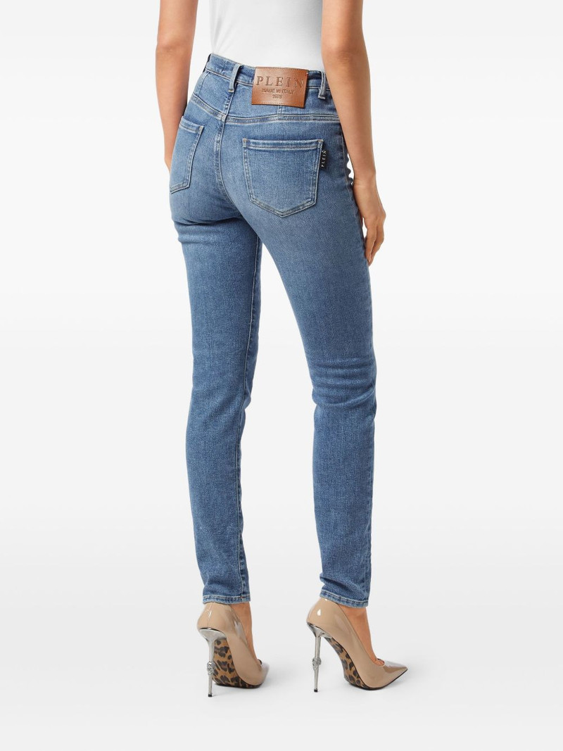 logo-plaque jeans 3