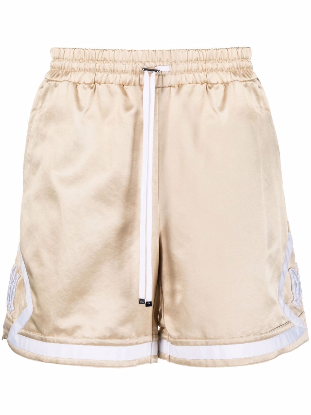 logo patch track shorts - 1