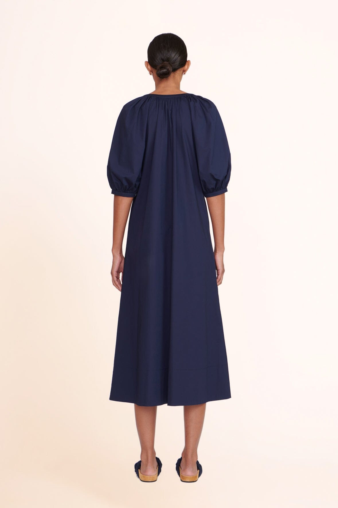 STAUD VINCENT DRESS NAVY - 4
