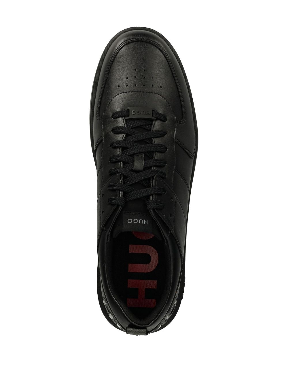logo-embossed sneakers - 4