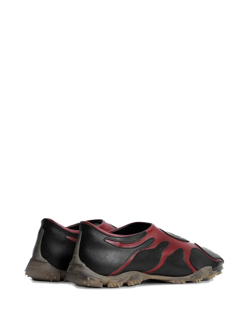flame-detail slip-on sneakers 3