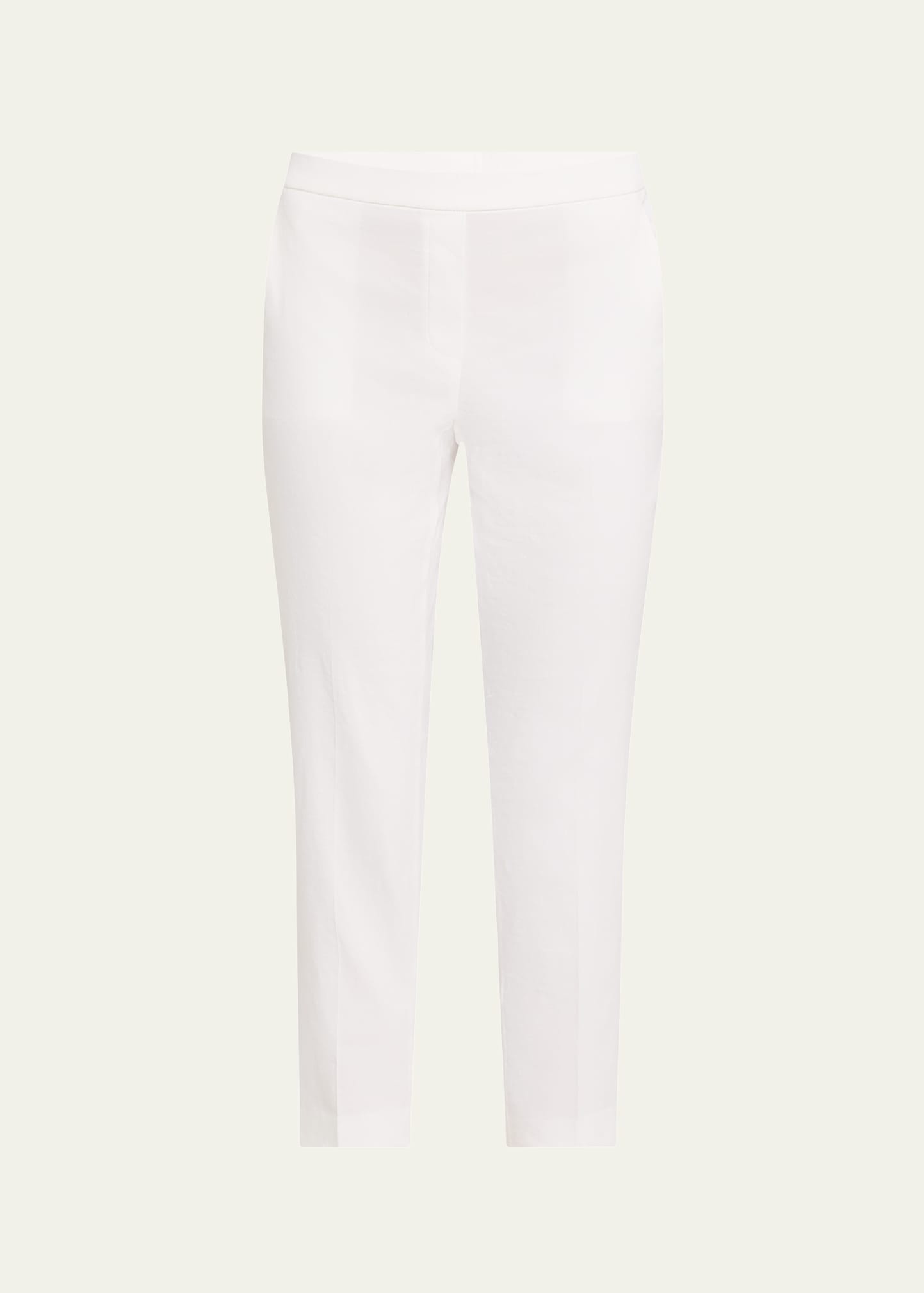 Treeca Cropped Slim Pull-On Pants - 1