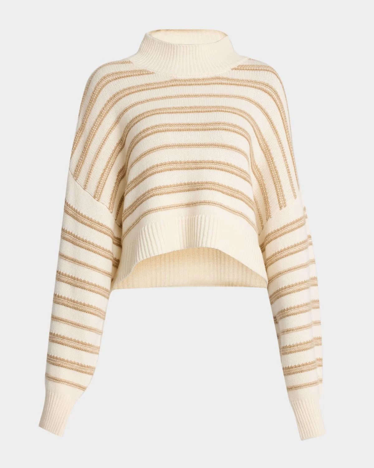 Wells Cropped Cashmere Pullover - 1