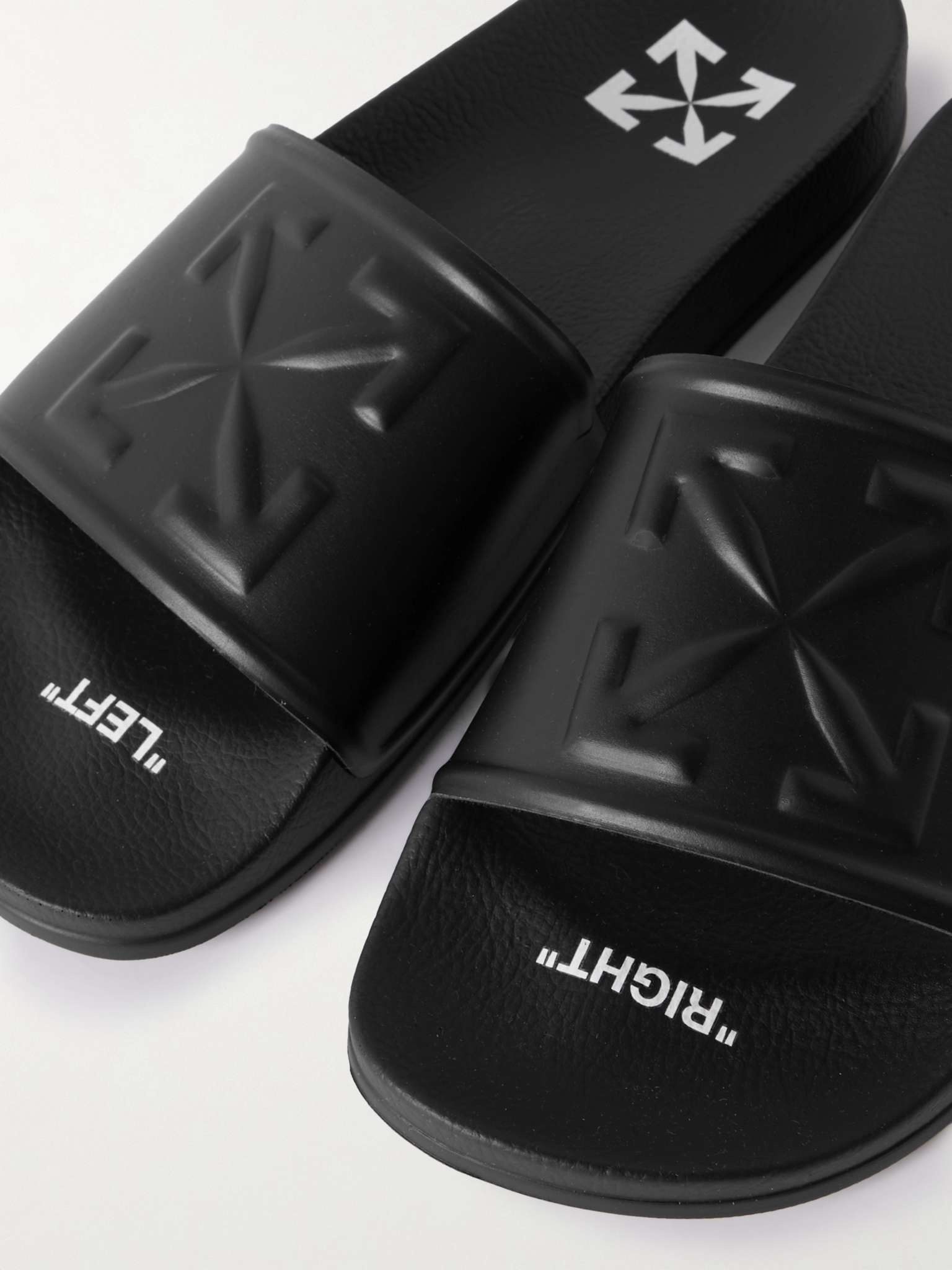 Logo-Print Rubber Slides - 6