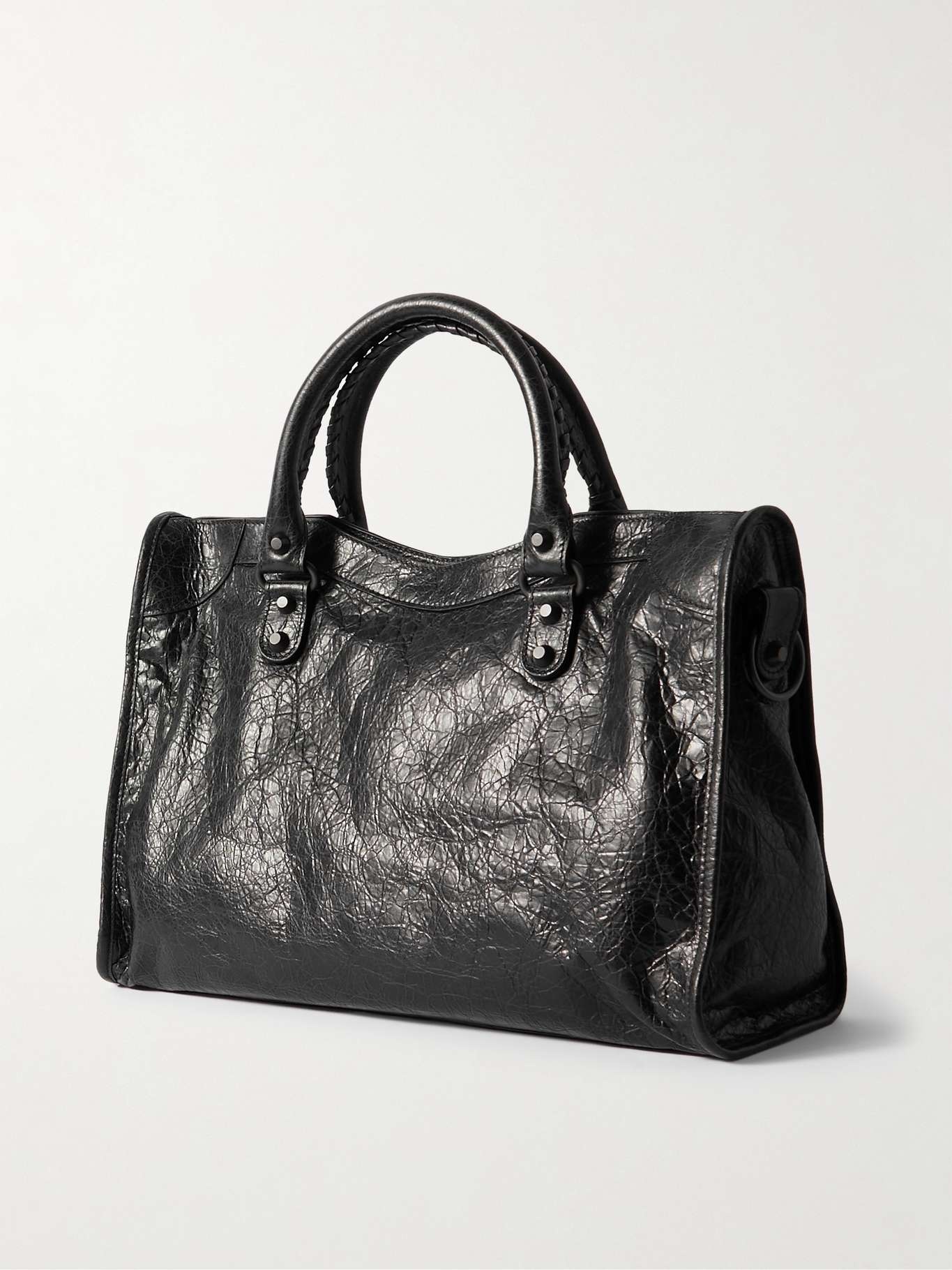 Le City medium textured-leather tote - 3