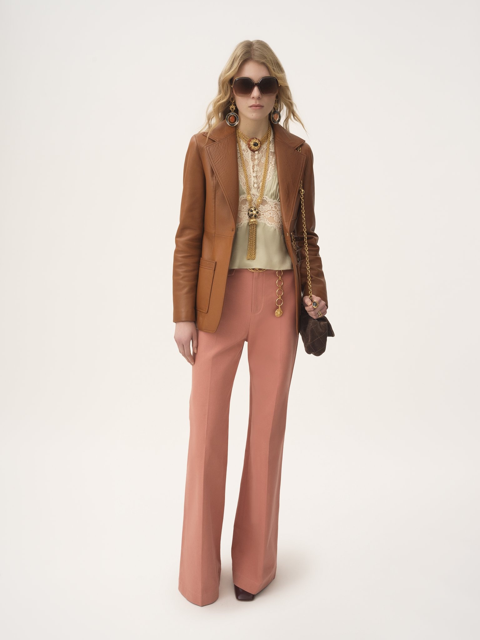 TAILORED JACKET IN LEATHER - 3