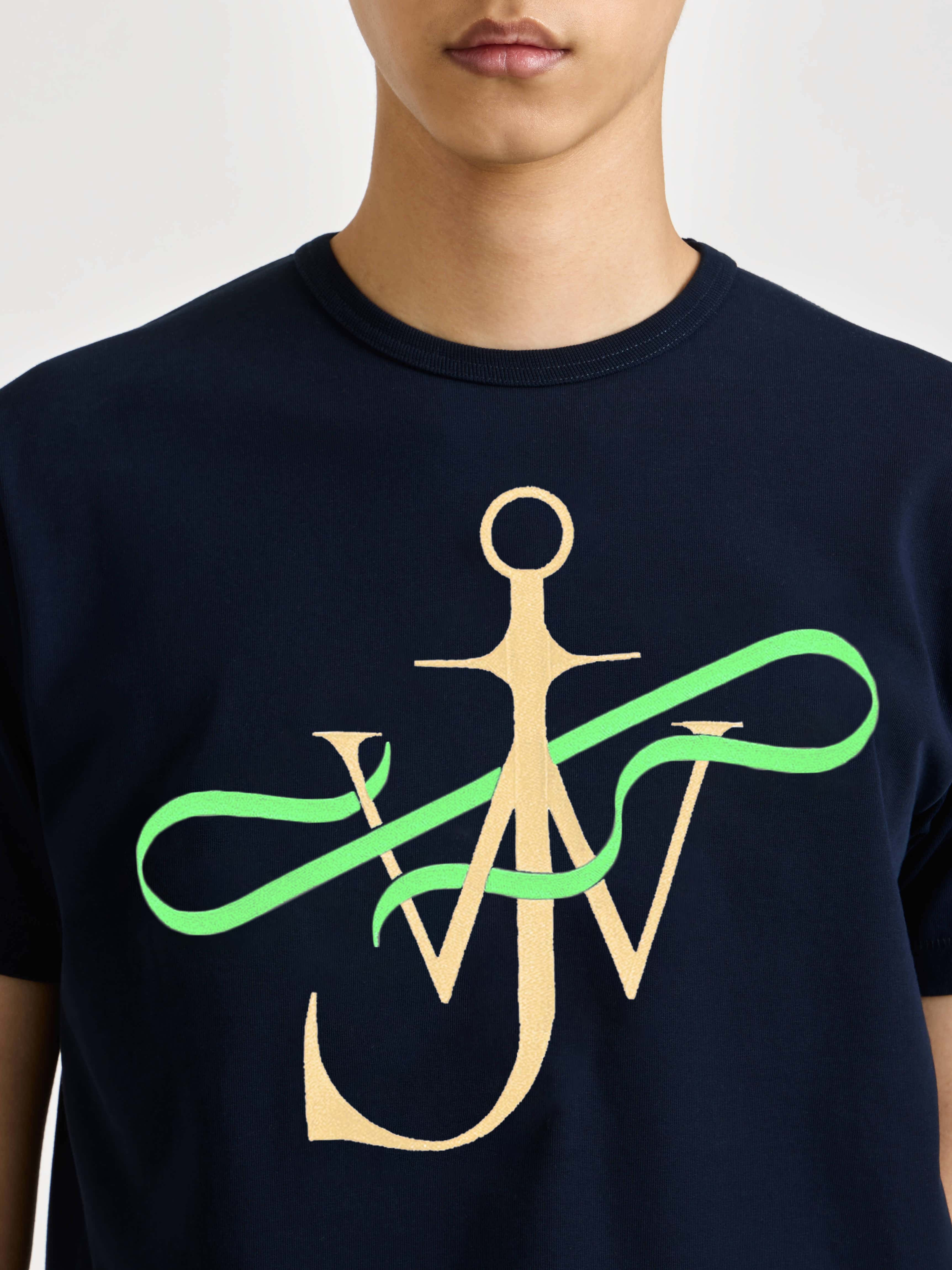 RIBBON ANCHOR T-SHIRT IN NAVY - 6