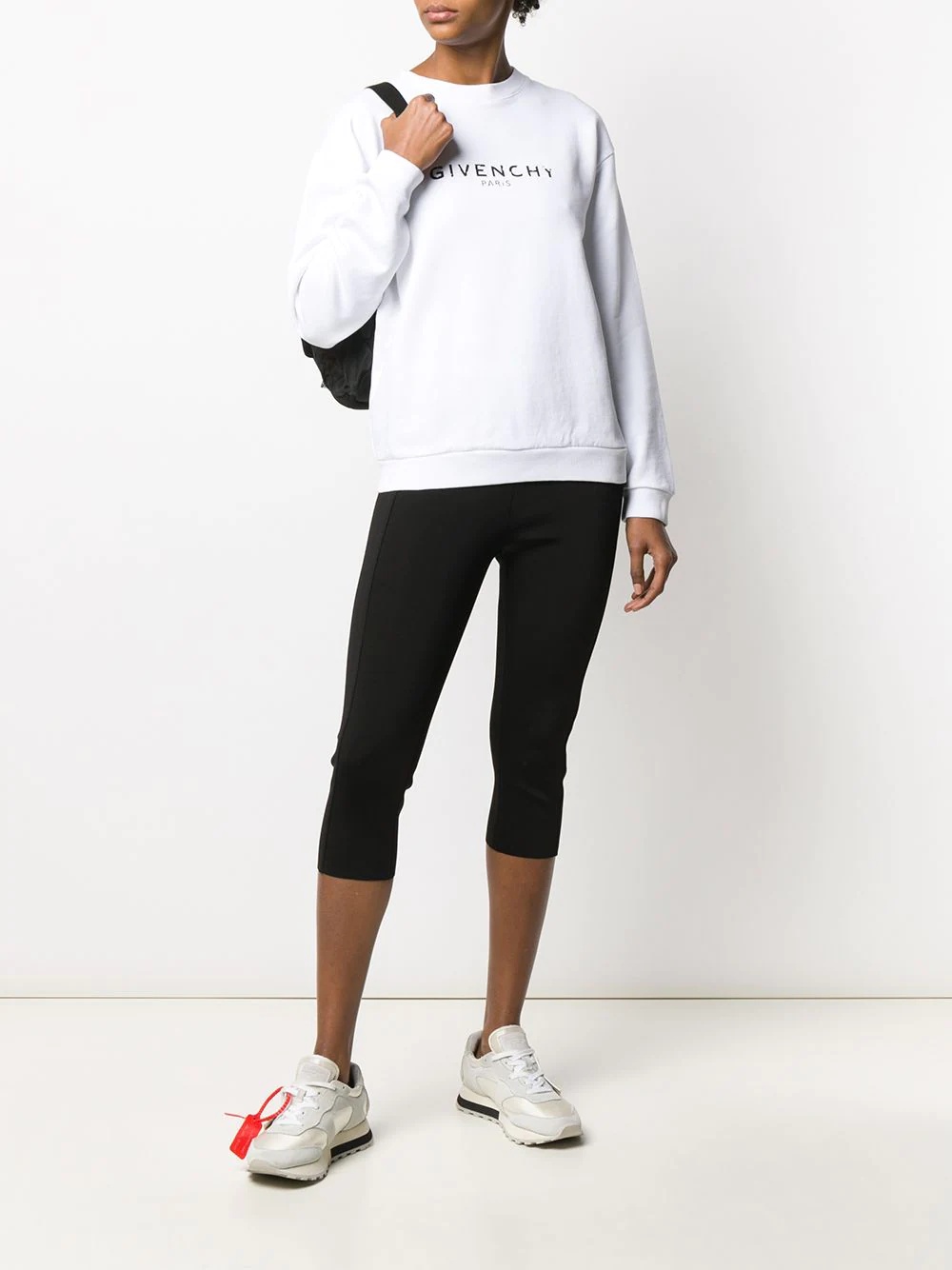 logo waistband leggings - 2