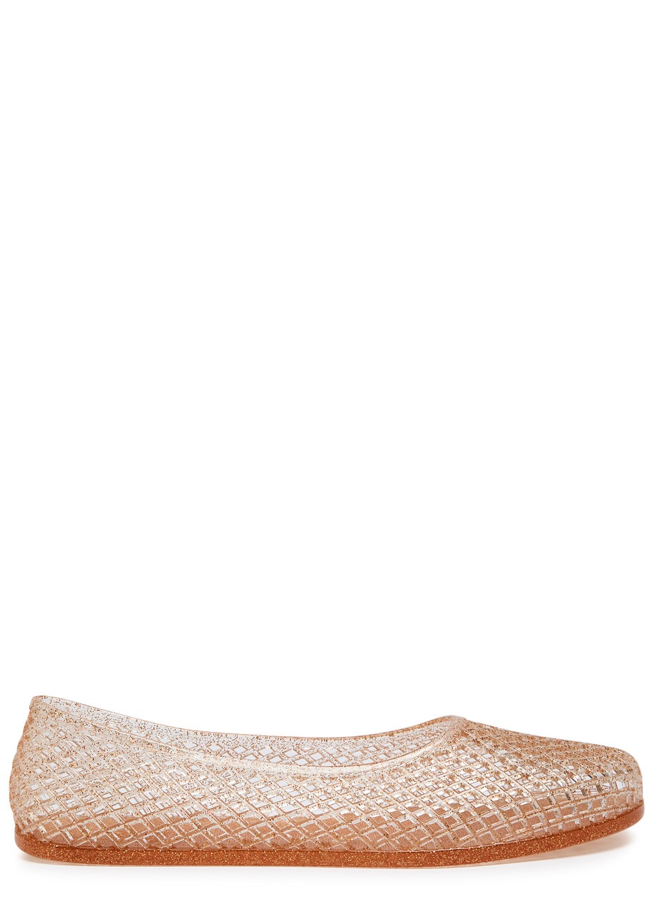 Ancient Greek Sandals Iro Glitter Rubber Ballet Flats - 1