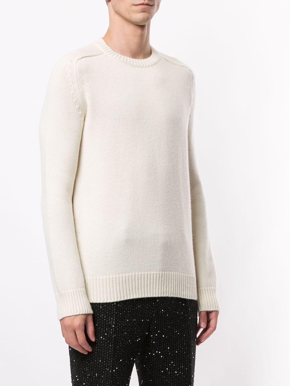 cashmere crew neck jumper - 3