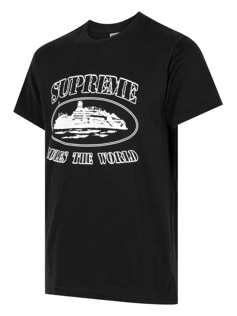 Supreme x Corteiz Rules The World T-shirt - SU100192 | REVERSIBLE