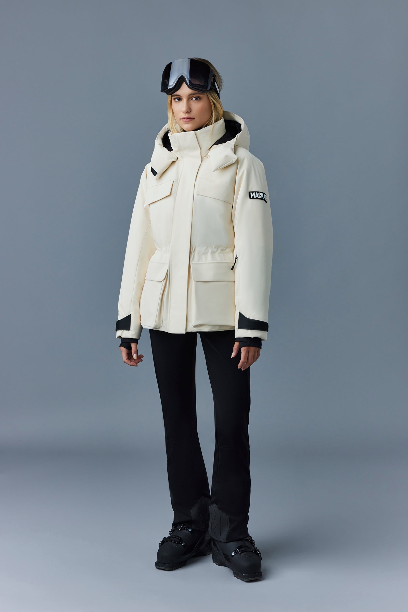 ICLYN-R Medium down ski jacket with removable hood - 3