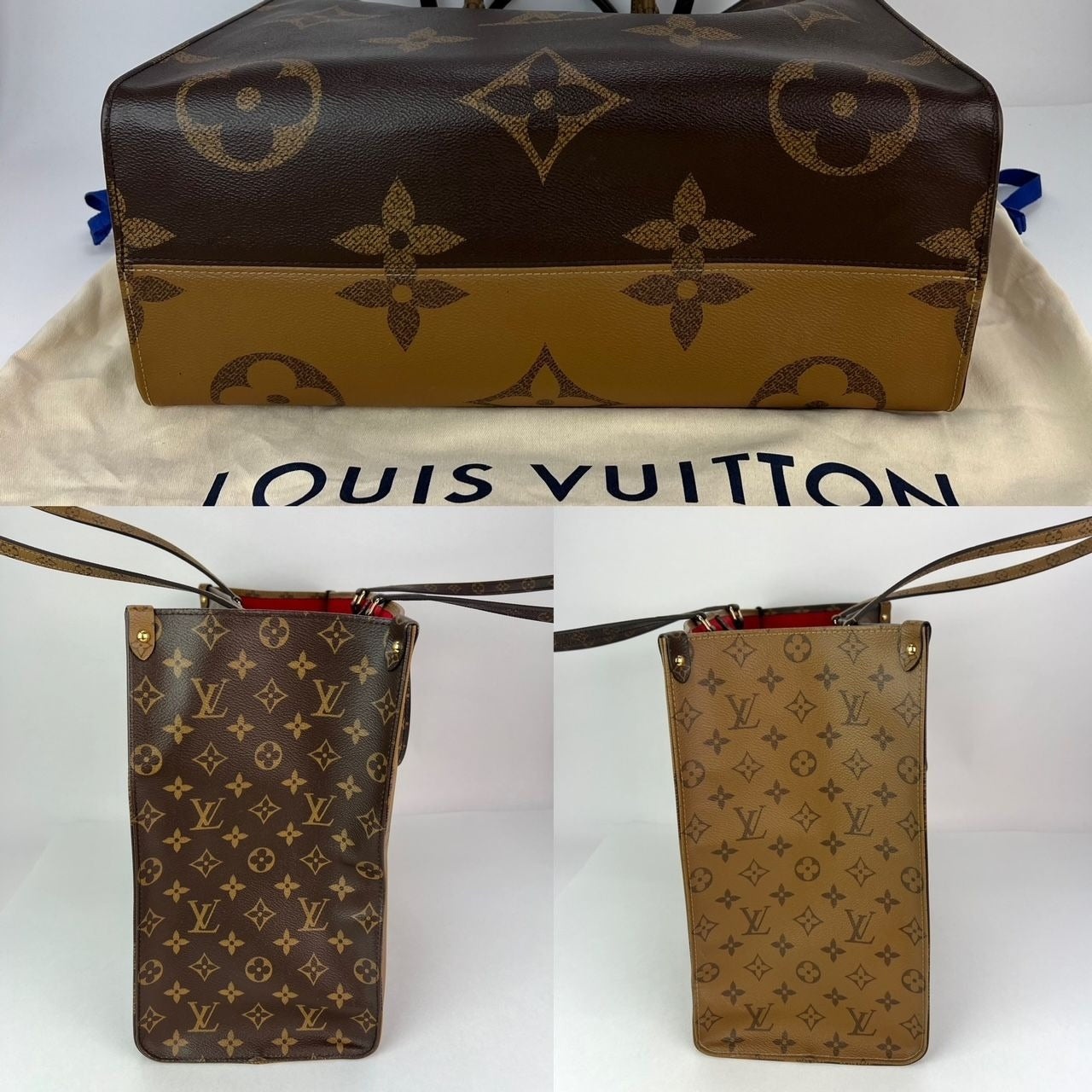 Louis Vuitton ONTHEGO GM Reverse Giant Monogram Tote - 4