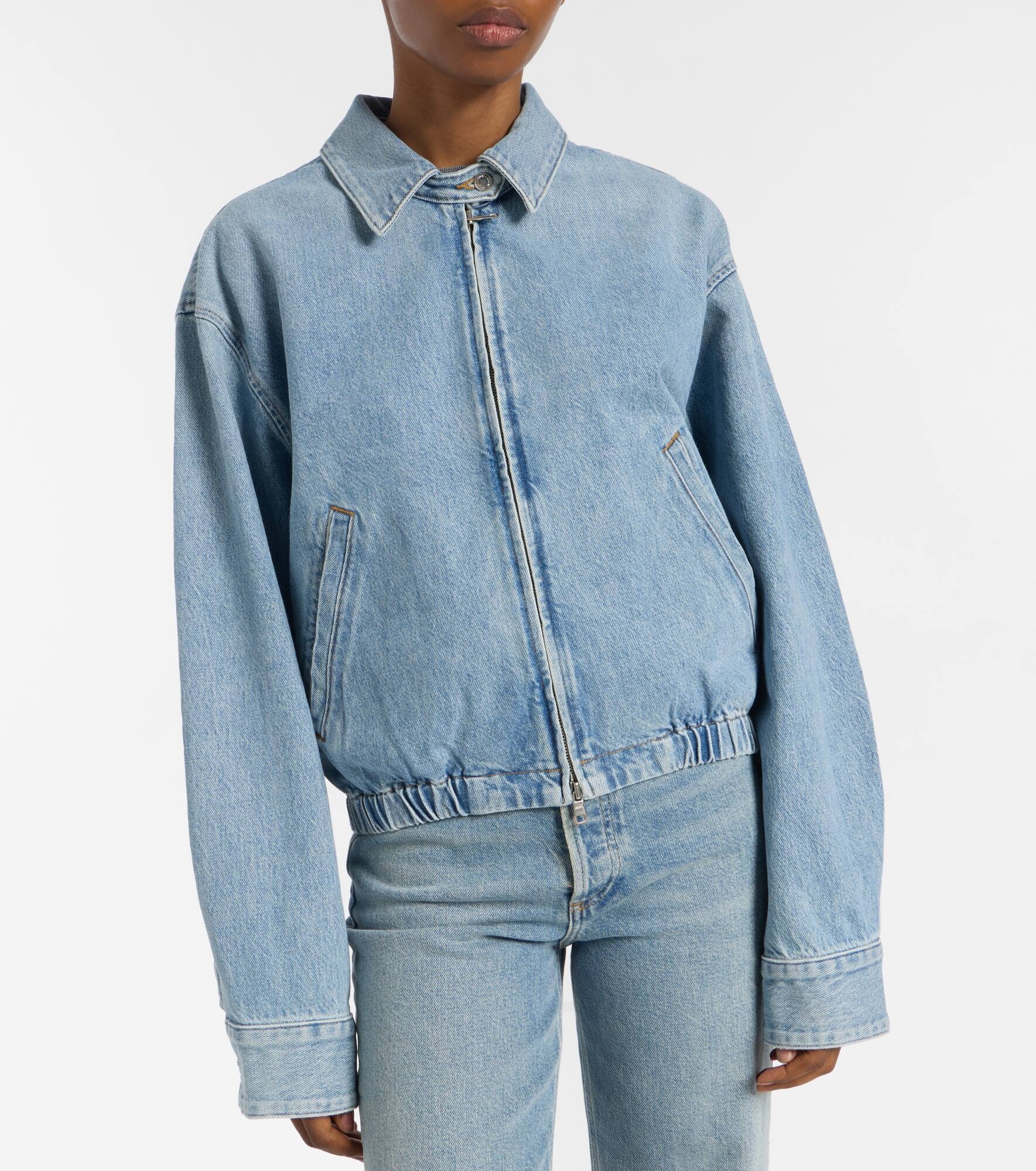 Nile zipped denim jacket - 6