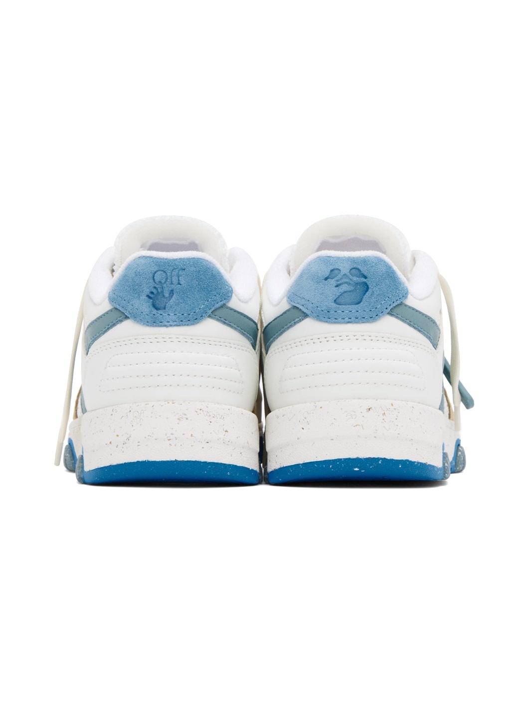 White & Blue Out Of Office Sneakers - 2