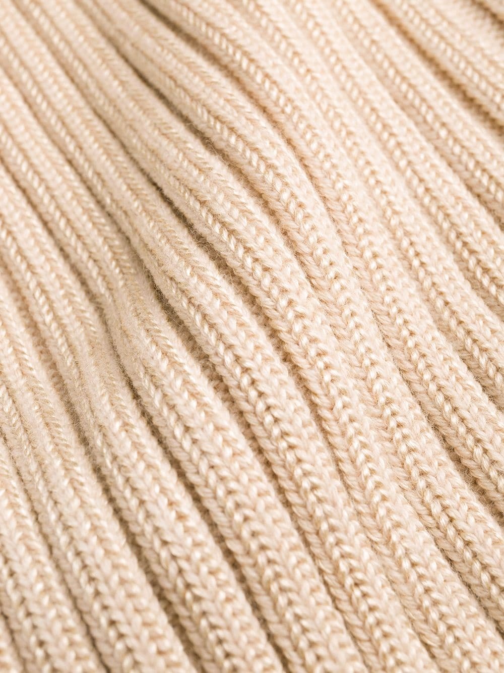 ribbed roll neck jumper - 7