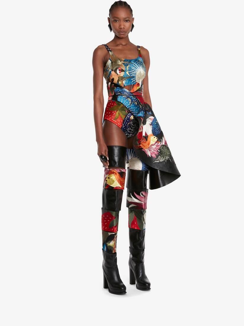 Women's Hieronymus Bosch Bodysuit in Multicolor - 3