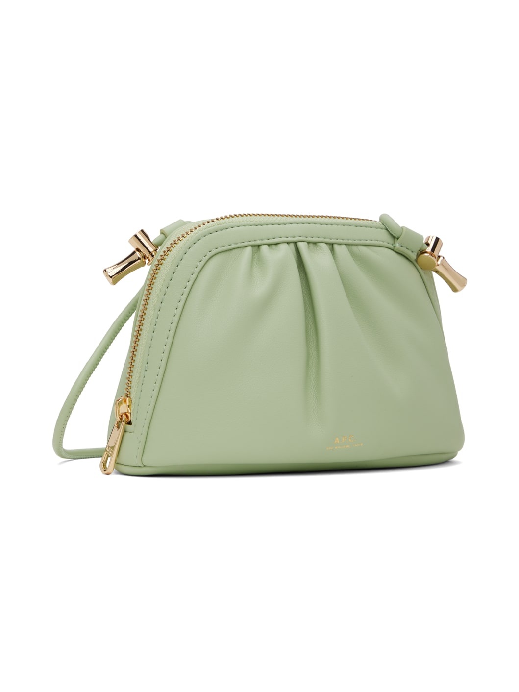 Green Ninon Small Drawstring Bag - 2